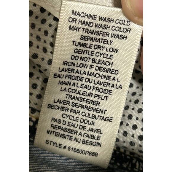 NWT $235 La Vie Rebecca Taylor Anais Straight Leg Patchwork Jeans - Size 28 - Picture 9 of 10